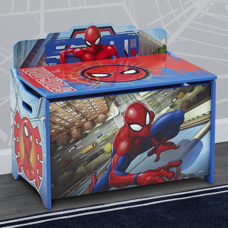 Delta Children Marvel SpiderMan Deluxe Toy Box & Reviews